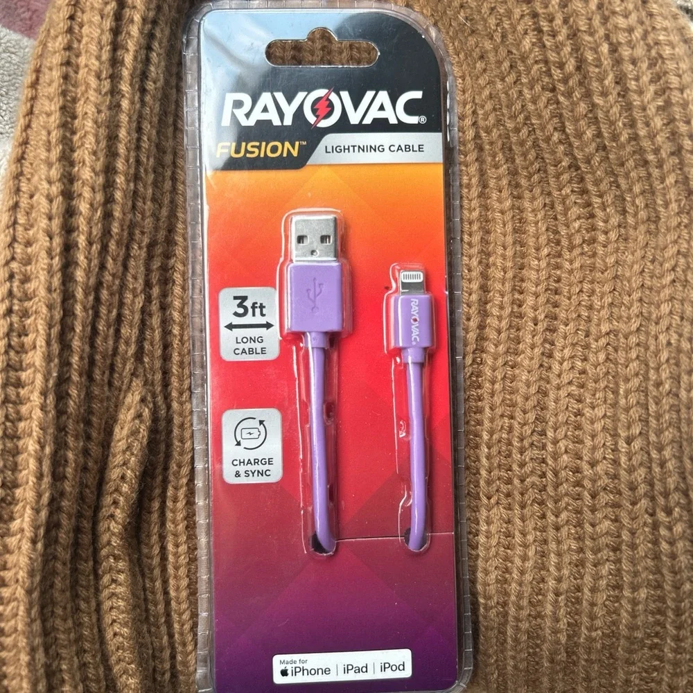 Purple Lightning Cable for iPhone/iPad/iPod